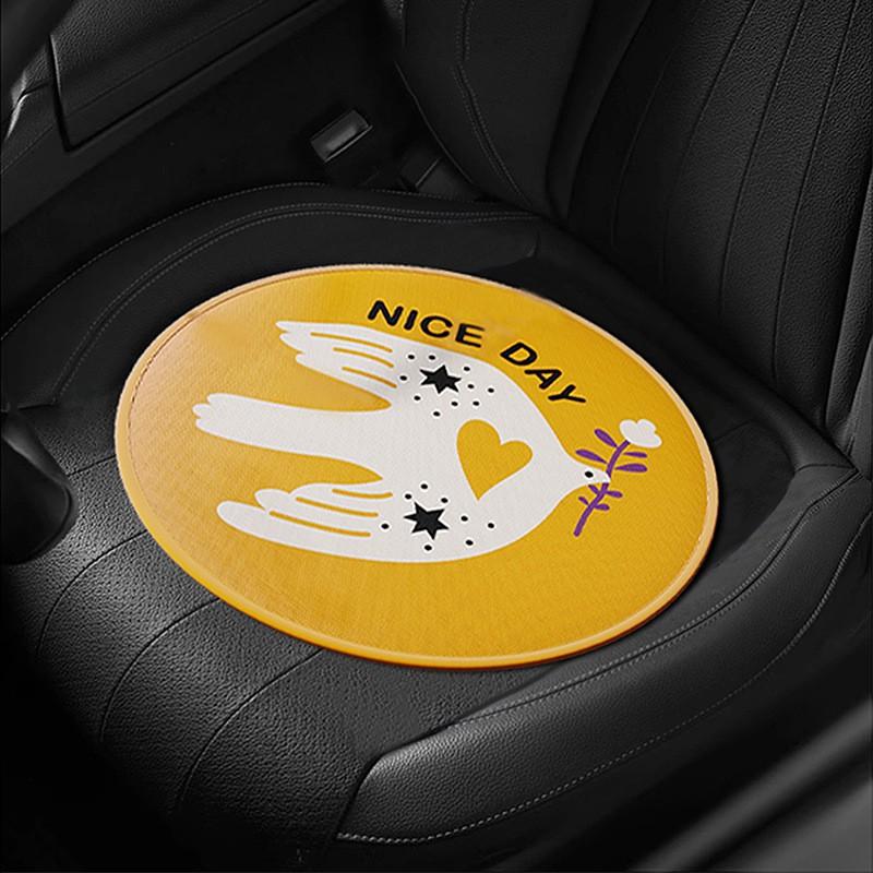 Cool Car Seat Cushion Universal 5-Seat Anti-slip Cooling Pad Office Chair Mat