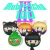 Cute Mob Psycho 100 Plush Pendant Keychain With Reigen, Teruki, Ritsu, Dimple, And Mob Characters