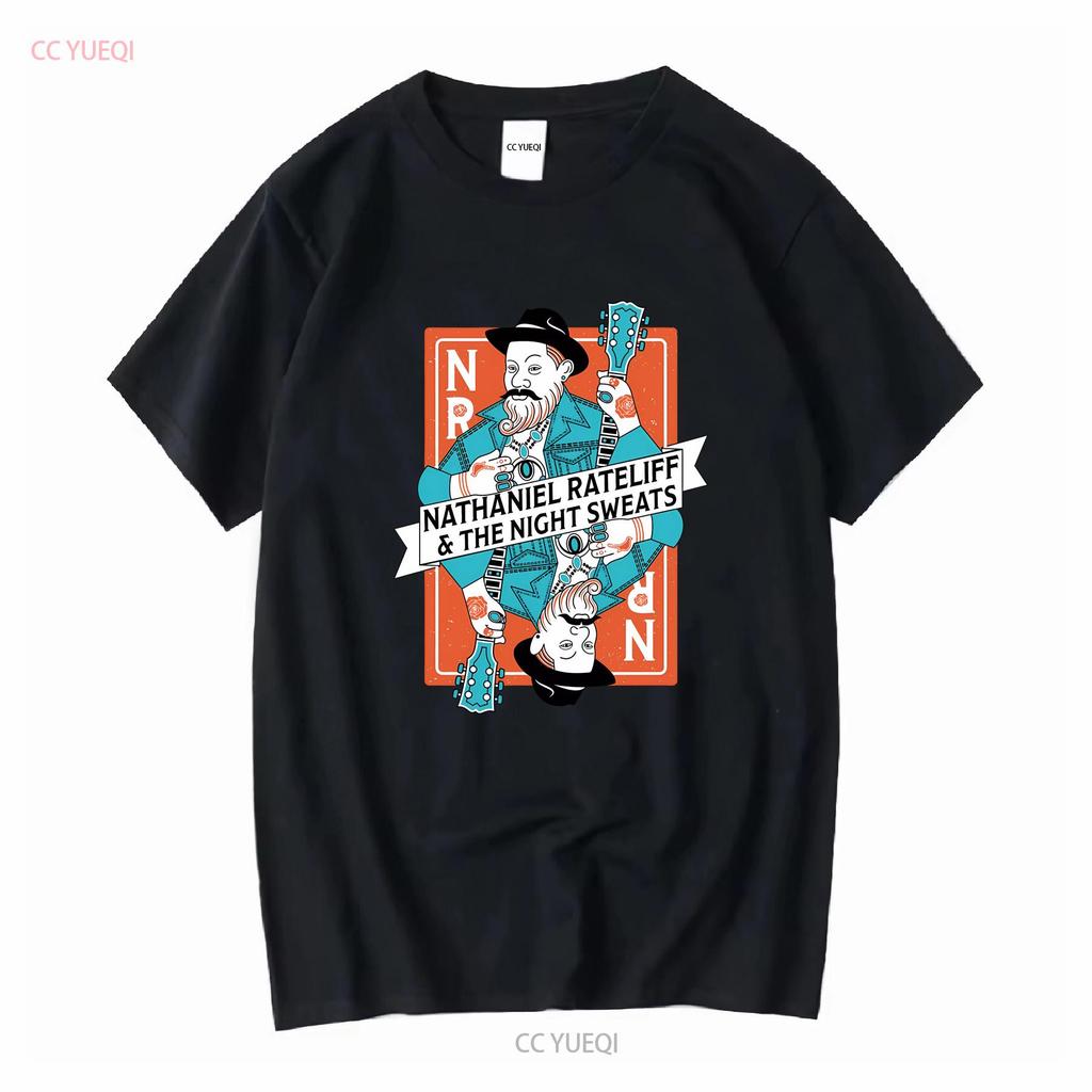 Nathaniel Rateliff The Night Sweats T Shirt MenS Retro s vintage Washed Stylish homme graphic streetwear Top For Everyday Wear