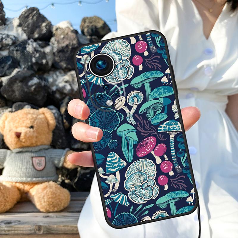 

Чехол Psychedelic Mushrooms Florals для Honor X8a X9a X6a X7a X6 X7 X8 X9 X9b X8b Honor 70 50 90 Lite Magic 5 6 Pro Cover Honor X7a