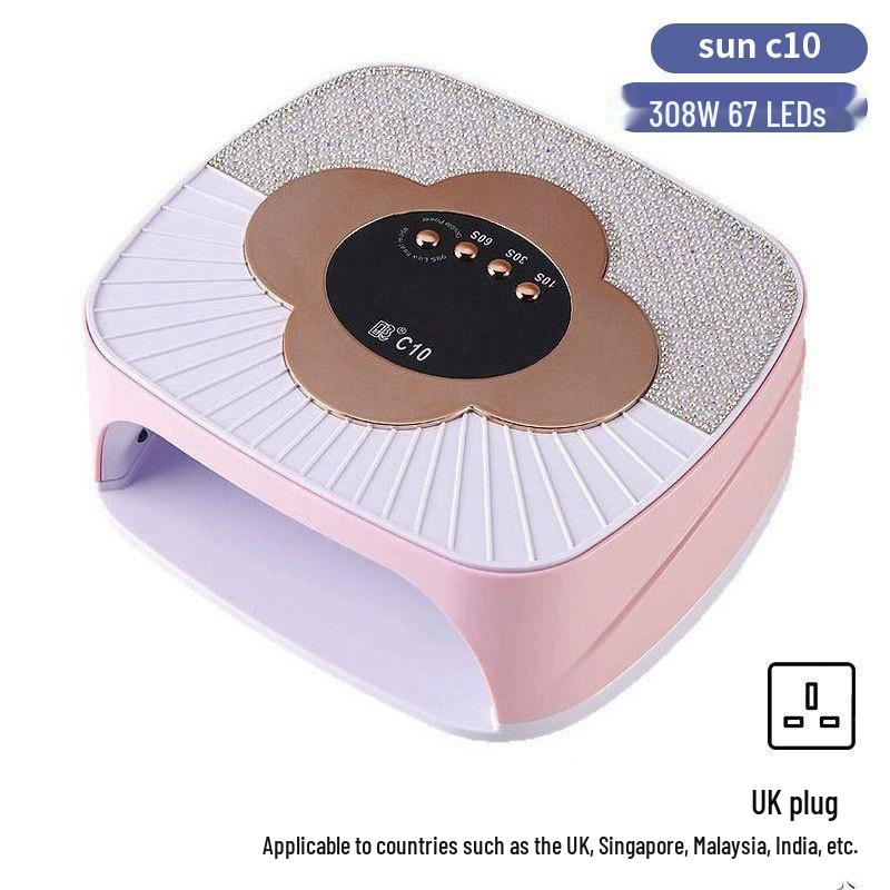 256W High Power UV/LED Dual Light Nail Curing Lamp