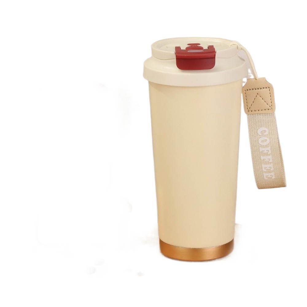 

Leak proof Automatic Self Stirring Mug 500ml Rotating Blender Cup Coffee Stir Cup Outdoor бежевый