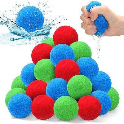10~60 Stück Wattebällchen Weiche Kinderspielzeuge Outdoor-Sportrequisiten Freizeit und Unterhaltung Gruppenspielzeug Wasser absorbierend TMZ
