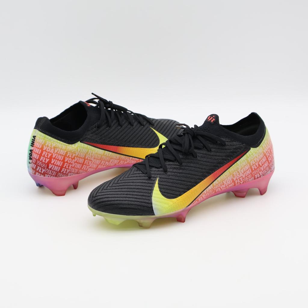 IB2356-001 Vini Jr. Nike Mercurial Vapor 16 Elite Black Green Spark (Men's)