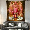 One Piece Luffy Tapestry Wall Tapestry Fashion Print Wallmounted Wall Covering Decoration Atmospheric Background Cloth Work Of Art