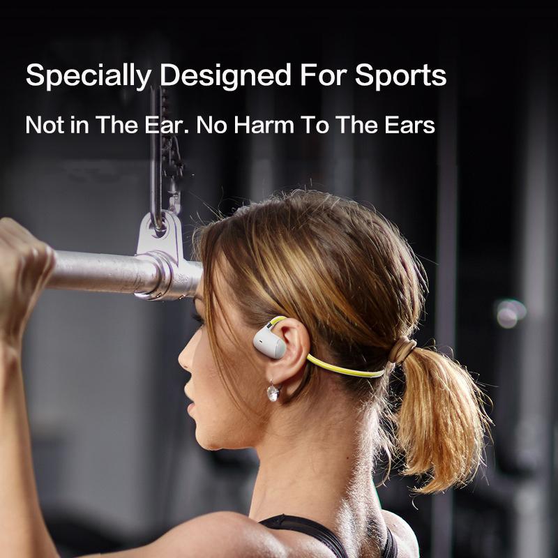 Waterproof Glowing Wireless Sport Headphone Air Conduction HiFi Stereo Music Headset With HD Microphone Low Latency Transmission