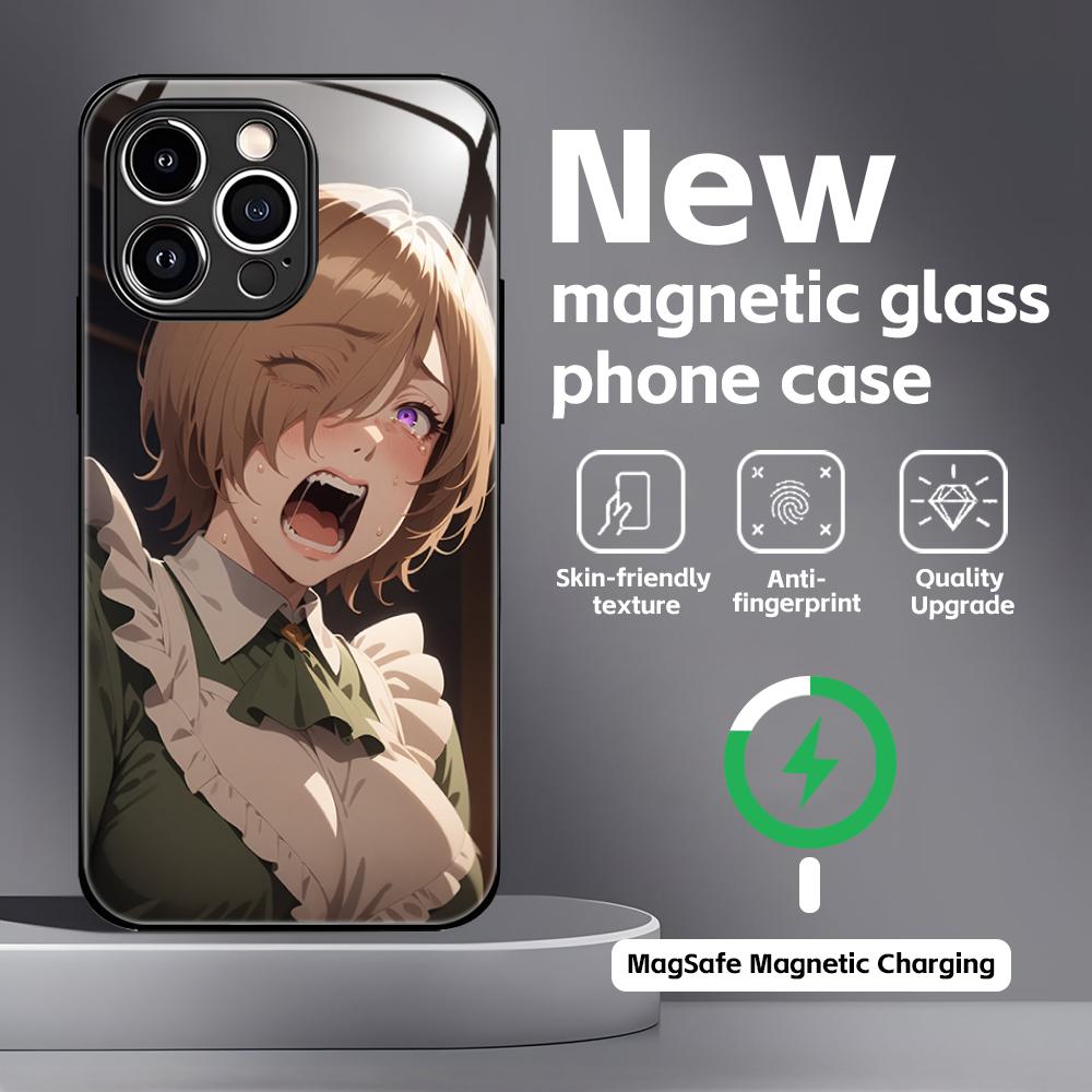 

Classic anime R-Redo of H-Healer Phone Case For iPhone17 16 15 14 13 12 11 X XR XS 8 Plus Mini Pro Max Glass Magnetic Case iPhone 12