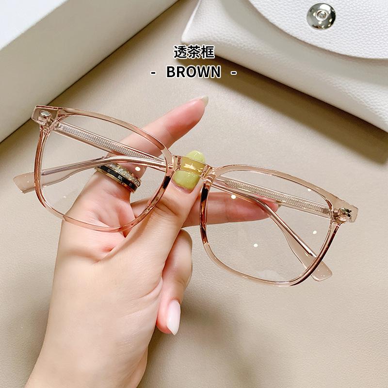 52mm Men's Rectangular Eyeglass Frame Anti-Blue Light Reading Glasses Fashion Acetate Prescription Eyeglasses Frame for Women