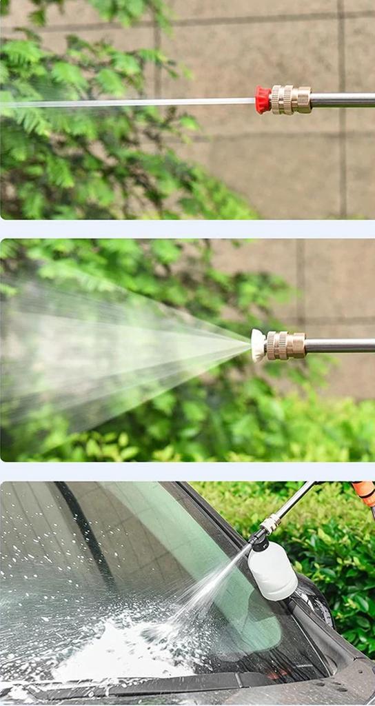 Digital Land Car Wash Cleaning Water Rechargeable High Pressure Washer Black