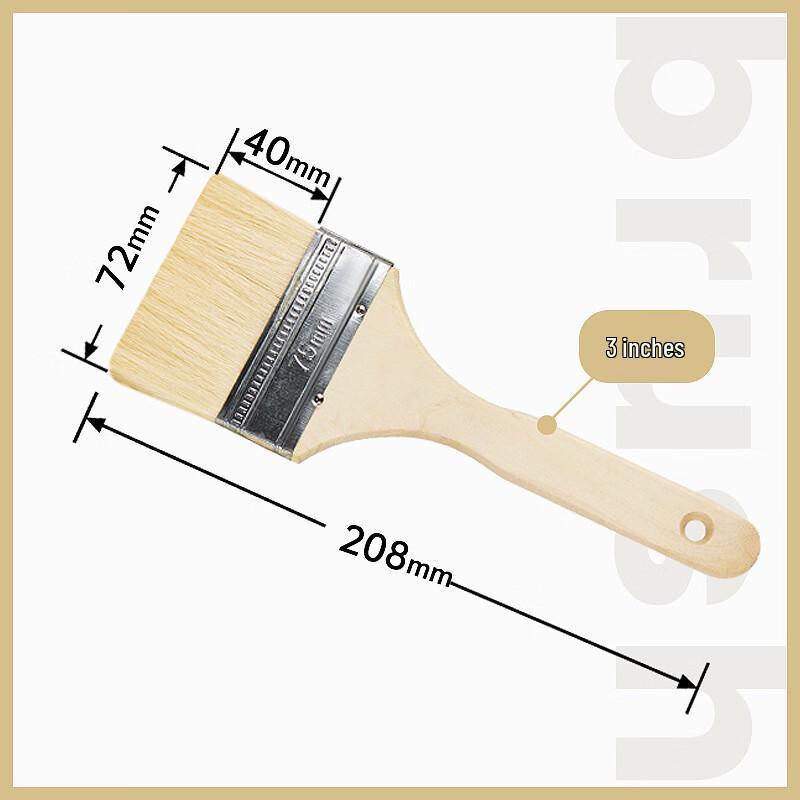 Everlasting Long Handle Wool Soft Brush