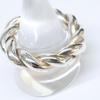 BOTTEGA VENETA Ag925 Twist Ring ring 13 SilverUsed