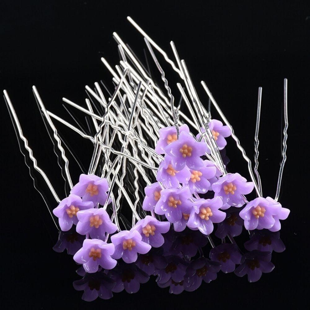 Gorąca Moda 10 sztuk Prezentów Kobiety Dziewczyny Klips do Włosów w Kształcie Litery U Ślubne Ozdoby do Włosów Spinka Kwiaty Wsuwka Patyczek