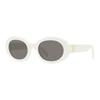 Logo Oval Sunglasses Women Sunglasses White CL40194UW52.