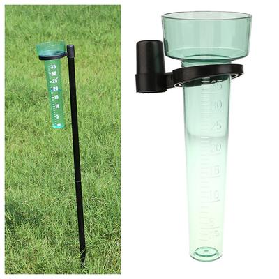 Pluviómetro portátil de poliestireno, herramienta de medición para el agua del jardín, medidor de lluvia para exteriores, recoge agua de lluvia
