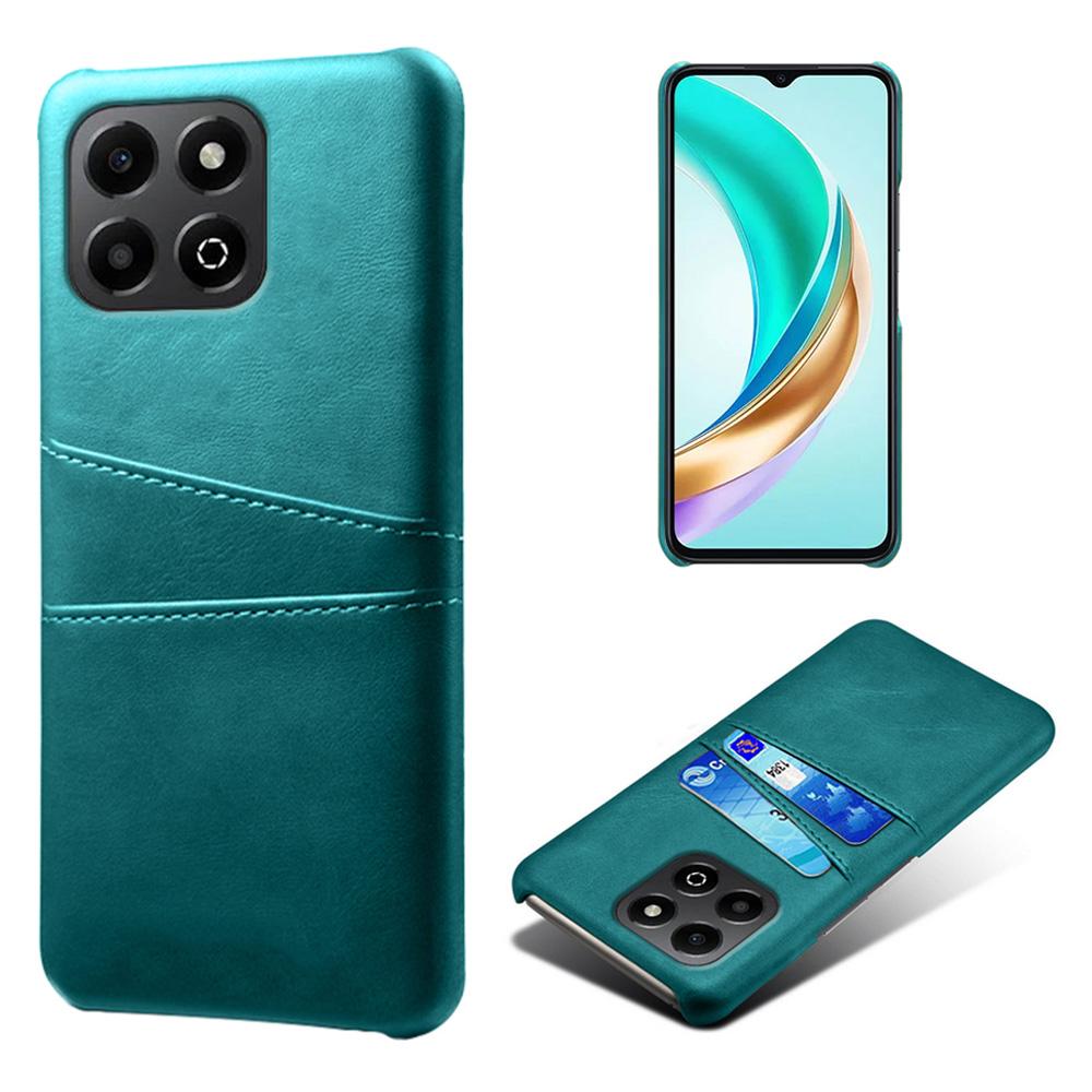 For Honor X6b 4G Case Dual Card Slots PU Leather+Hard PC Phone Cover