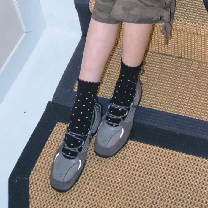 [3PACK] Dot Crew Socks [3 Colors]