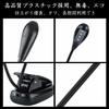 Clip-on LED Music Stand Lamp with Double Tubes, 6 & 8 LEDs, Battery Operated, 360-Degree Rotation, Adjustable, USB Cable Included, Mini Size, Stable F