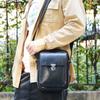 Men's Genuine Leather Shoulder Bag Soft Top Layer Cowhide Casual Simple Crossbody Light Luxury Brand