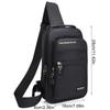 Multifunctional Crossbody Bag Large Capacity Sports Shoulder Bag Fashion Men's Chest Bag  Male