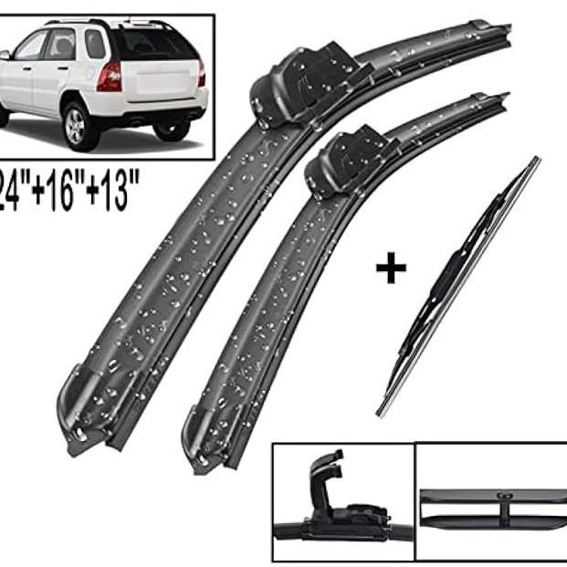 

Suitable for Volkswagen polo mk4 06-09 21 + 19 + 13 front and rear wipers windshield wiper blades Volkswagen polo mk4 06-09 21 + 19 + 13