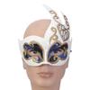 Masquerade Half Face Mask Halloween Eyemask Costume Half Mask Masquerade Costume Accsessory for Women Men Halloween
