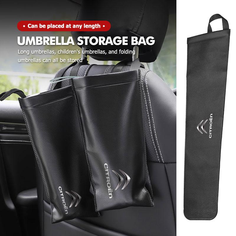 Waterproof Car Umbrella Bag Back Seat Hanging Organizer Holder For Citroen C4 C3 C5 C1 C2 C6 VTS C4L DS3 DS4 DS5 Grand Berlingo