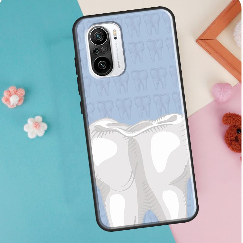 

стоматолог узор зуба Чехол для POCO M3 M4 F1 F2 F3 X4 GT X3 Pro Чехол для Xiaomi 11T 10T 12 Pro 12X Mi 11 Lite POCO M4 Pro