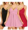 Lace sex suit, European and American sexy underwear women's summer fat pajamas large size suspender nightgown