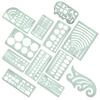 12pcs Ruler Set Curve Shaped Grading Rulers for Sewing Pattern Designs Drawing Template