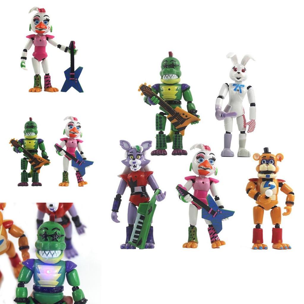 Premium Five Nights At Freddy's Security Breach 5pcs Movable Joint Figures Collection