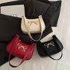 2025 Summer Chic Women's Solid Color Underarm Crossbody Bag