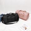 Travel Bag Black Large Capacity Compartment Design Waterproof Oxford Cloth Sports Gym Bag for Daily