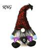Soft Fabric Figurines Halloween Plush Gnome Decoration, Spooky Boo Swedish Tomte Elf Figurine, Cute Fall Decorations Scandinavian Dwarf Ornament