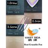 Vast Sea 100pcs Set High Temperature Disappearing Heat Sensitive Heat Erasable Ballpoint Pen Plastic for Leather Fabric Marking