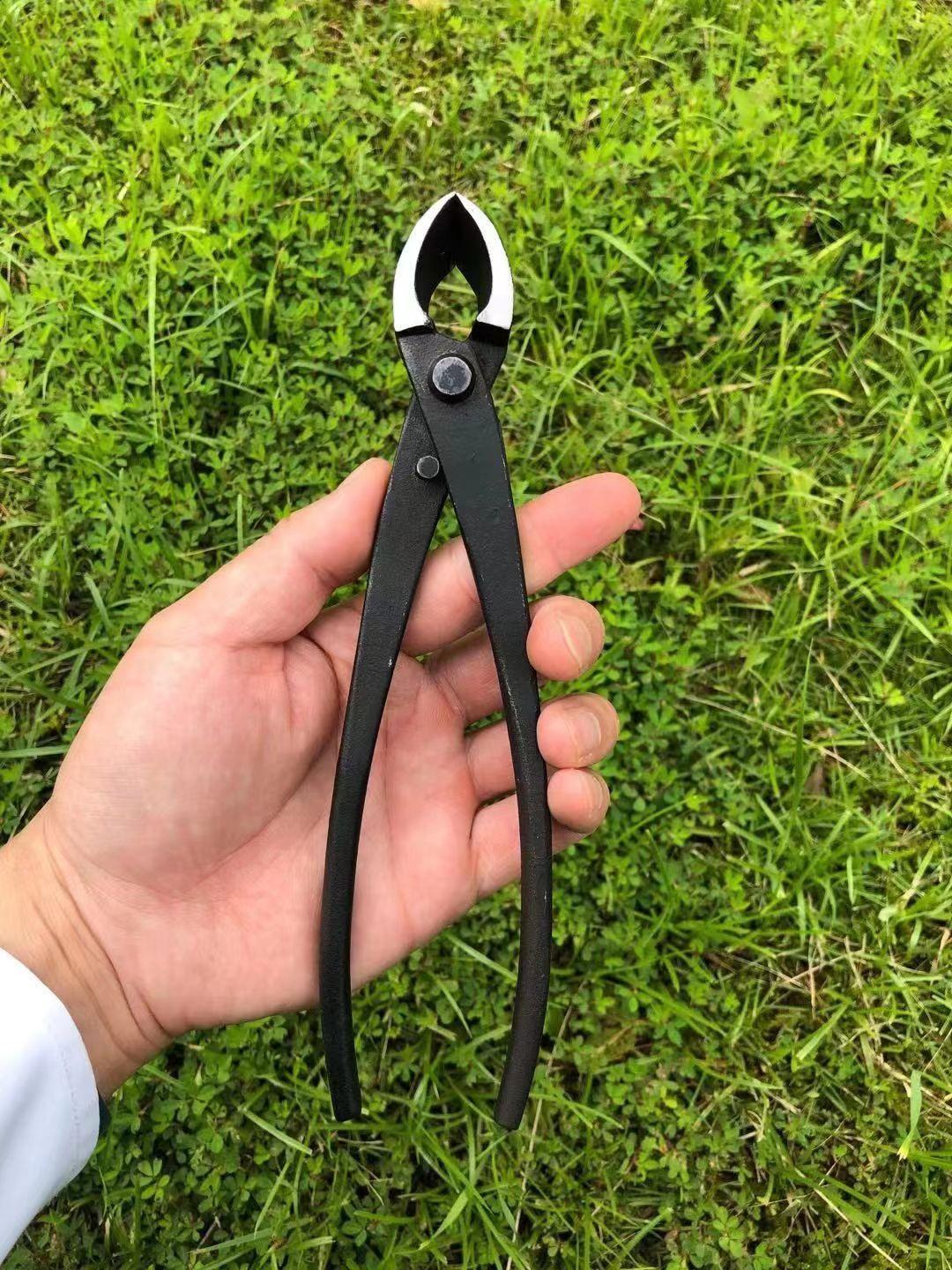 

Садовые ножницы для обрезки веток деревьев из кованой стали с круглой головкой, инструменты для бонсай, садовые инструменты для обрезки деревьев, инструменты для формирования бонсай чёрный