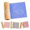 1/4Pcs Clay Roller Embossing Mold High-Precision Engraved Patterned Rolling Pin Moon Design Pottery Tool DIY Craft