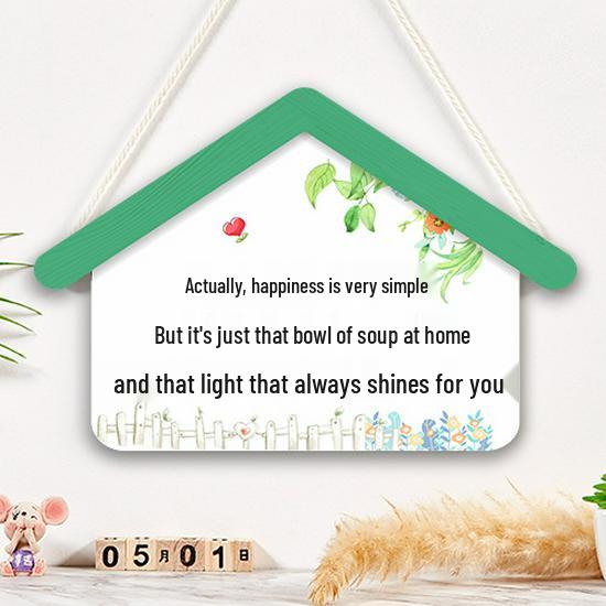 Creative Welcome Home Hanging Sign for Entryway