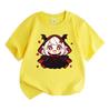 Kids Boys Girls 100% Cotton Short Sleeve O-Neck T-Shirt, Cute Chibi Vampire Elf Girl Printed Casual Soft Tees for Toddler Daily Wear Summer Active Top