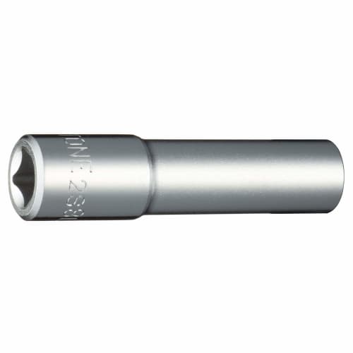 TONE Deep Socket (Hexagonal) 2S-08L Drive Angle 6.35mm (1/4") Width across Flats 8mm