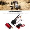 S3670 2850KV Waterproof Brushless Motor 120A Brushless ESC XT60 Plug Dual Fan Motor Radiator Set for 1/8 RC Car Series