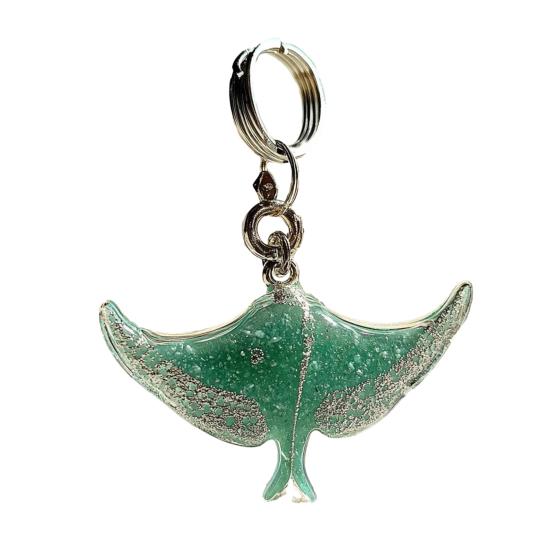 

Коллекция брелоков с морскими животными цвета морской волны Яркий дизайн кобальтового цвета Причудливый пингвин, черепаха, морская звезда, брелок с животным D