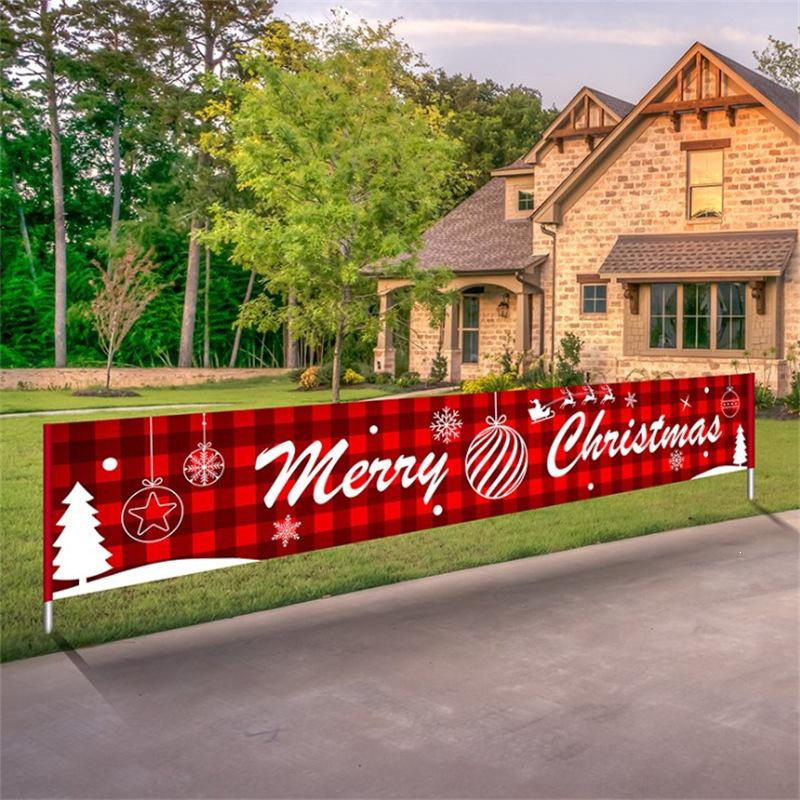 Letter Banner Decoration for Festive Party Atmosphere - Christmas & Birthday Hanging Ornament Pull Flag