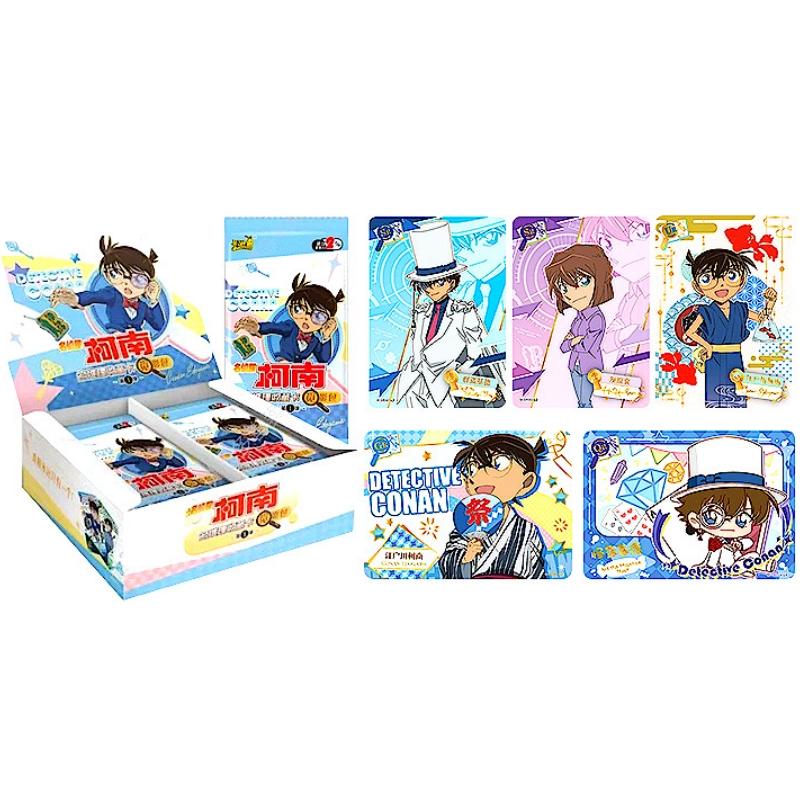 120Pcs/Set Box Genuine Card Detective Conan Classic Anime Characters Shinichi Ran Touichi Rei Shuichi Children's Gift