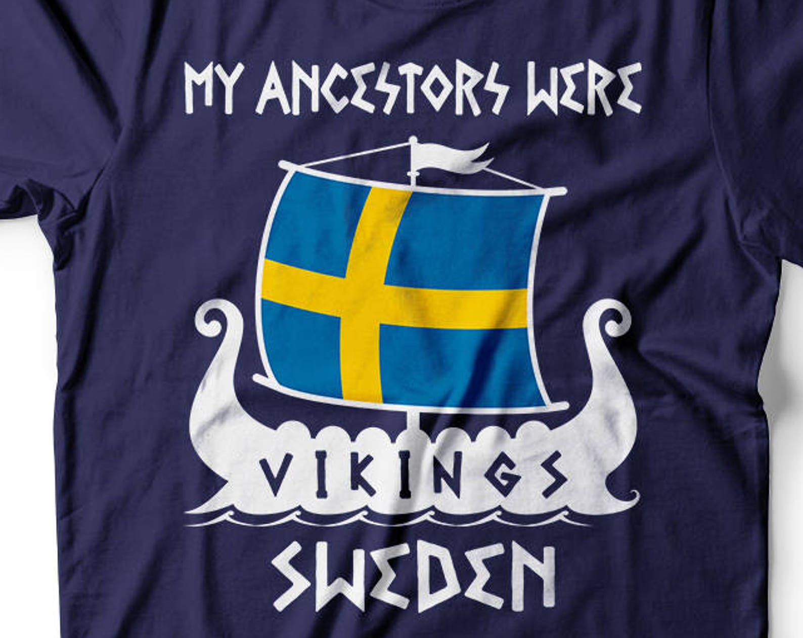 Swedish Viking Ancestry T-Shirt 3XL
