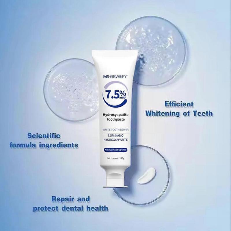 Hydroxyapatite Toothpaste 120g Natural Teeth Whitening Tartar Removal Fresh Breath Oral Care