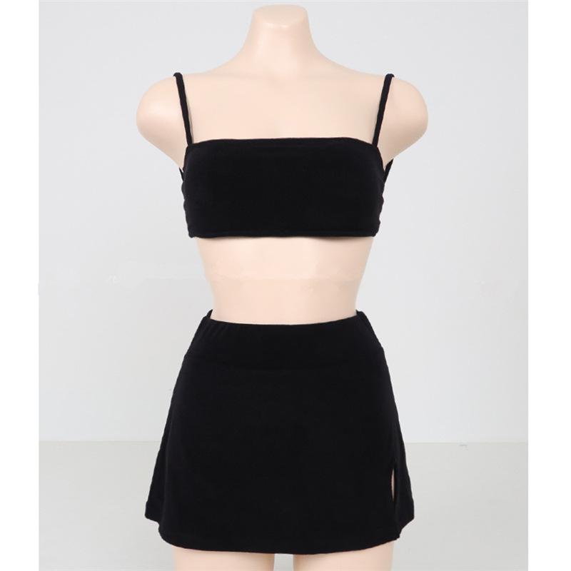 Women's 2026 High-Waisted Skirt Style Bikini: Conservative Resort Swimwear