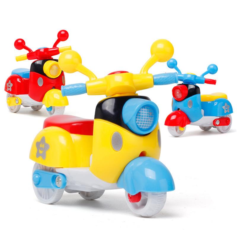 

Kids Cartoon Mini Motorcycle Toy Inertia Car Motorcycle Model Boy Girl Early Learning Educational Toys For Children Baby 1PCS