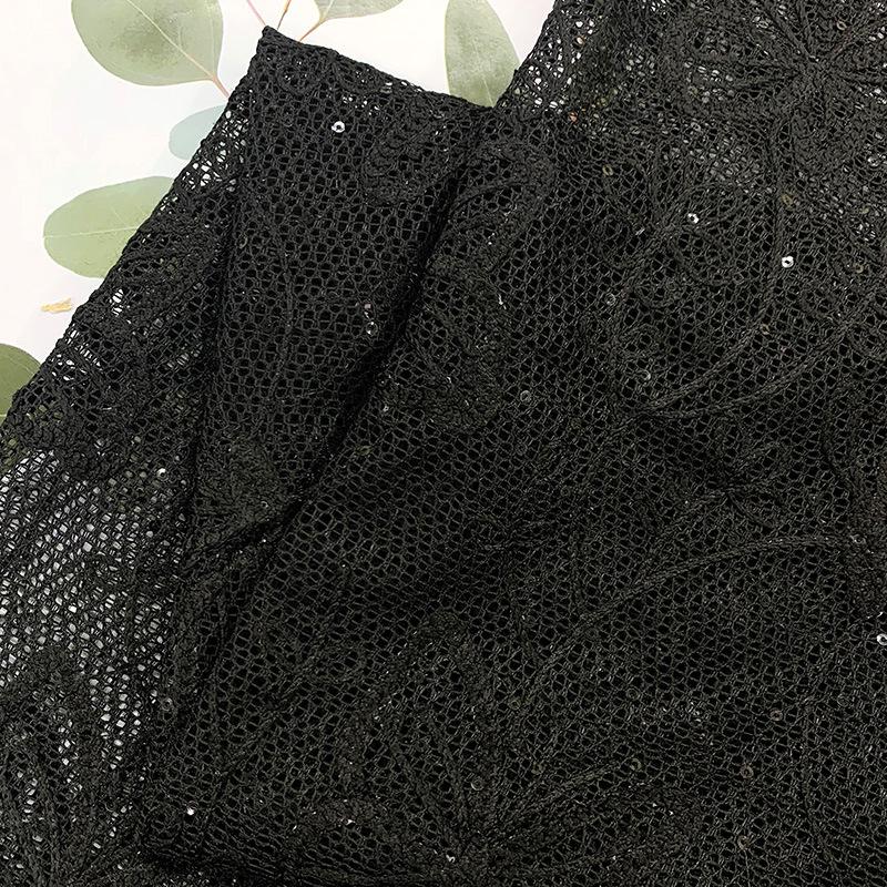 3D Butterfly Embroidery Lace Fabric for Dresses & Children's Clothing