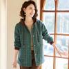 Pasite Women's Casual Plaid Hooded Long Sleeve Cardigan