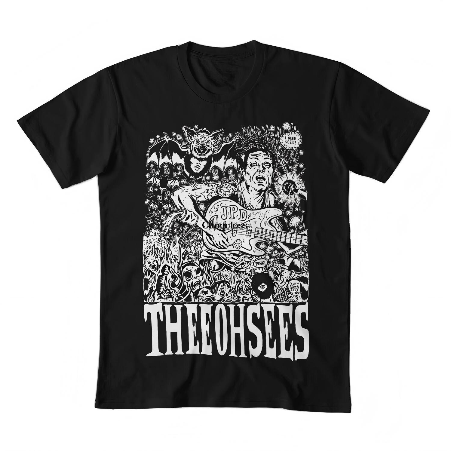 Thee Oh Sees Surreal Doodle T-Shirt S чёрный